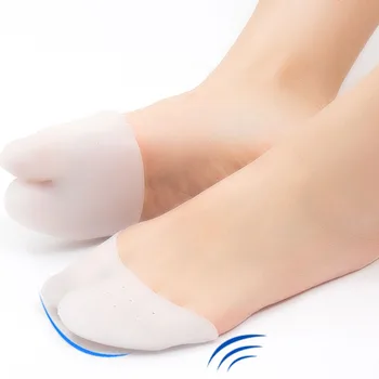 

Massge Toe Pad 1 Pair Silicone Toe Sleeve Foot Protection Ballet High Heels Hallux Valgus Gel Protective Protector Care Tool