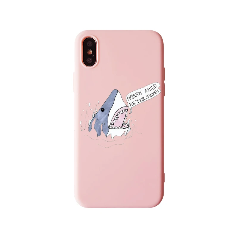 Чехол для телефона с изображением морских львов, акулы, Дельфина, для iPhone 11, 11Pro, 5s, 6, 6 S, 7, 8 Plus, X, Xs Max, XR, Модный мягкий силиконовый чехол - Цвет: TPU
