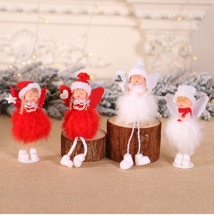 Игрушка Рождественский Ангел Кулон рождественские украшения для дома подвесные Рождественские украшения Рождественские куклы Детский подарок год