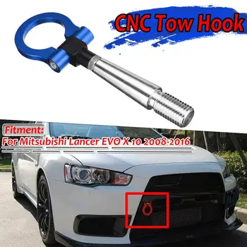 

Black/Red/Blue Towing Bar For Car Track Racing CNC Tow Ring Hook Kit For Mitsubishi Lancer EVO X 10 2008-2016 Trailer Towing Bar