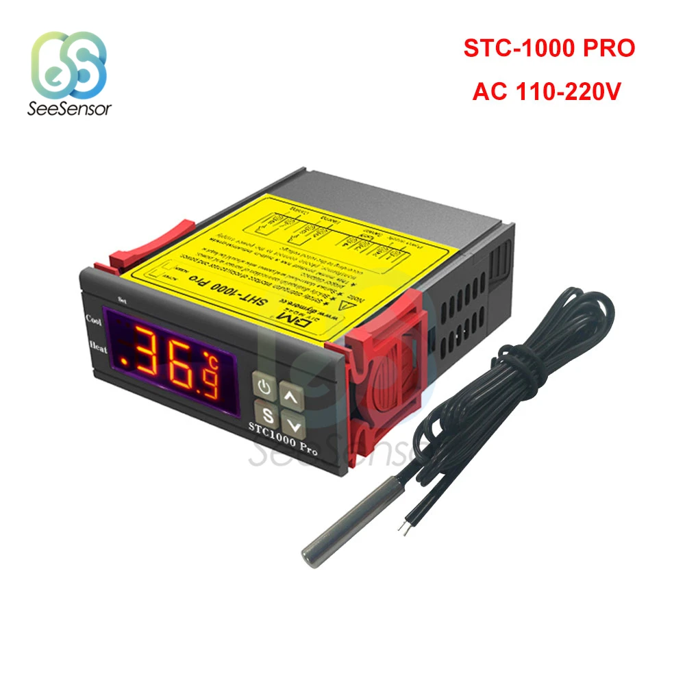 Accurate Measurement Digital Screen High Accuracy Temperature Controller with Reverse Connection Protection with Stable Performance for Heating Cooling AC110~220V Accurate Measurement Digital Screen High Accuracy Temperature Controller with Reverse Connection Protection with Stable Performance for Heating Cooling AC110~220V