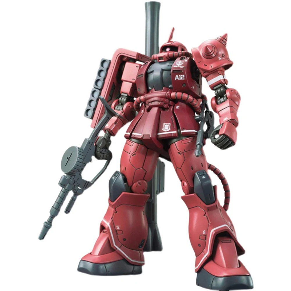 В наличии эксклюзивная экшн-фигурка Zaku 2 Red Comet Gundam в сборе Bandai HG GTO 024 1/144 | Игрушки и