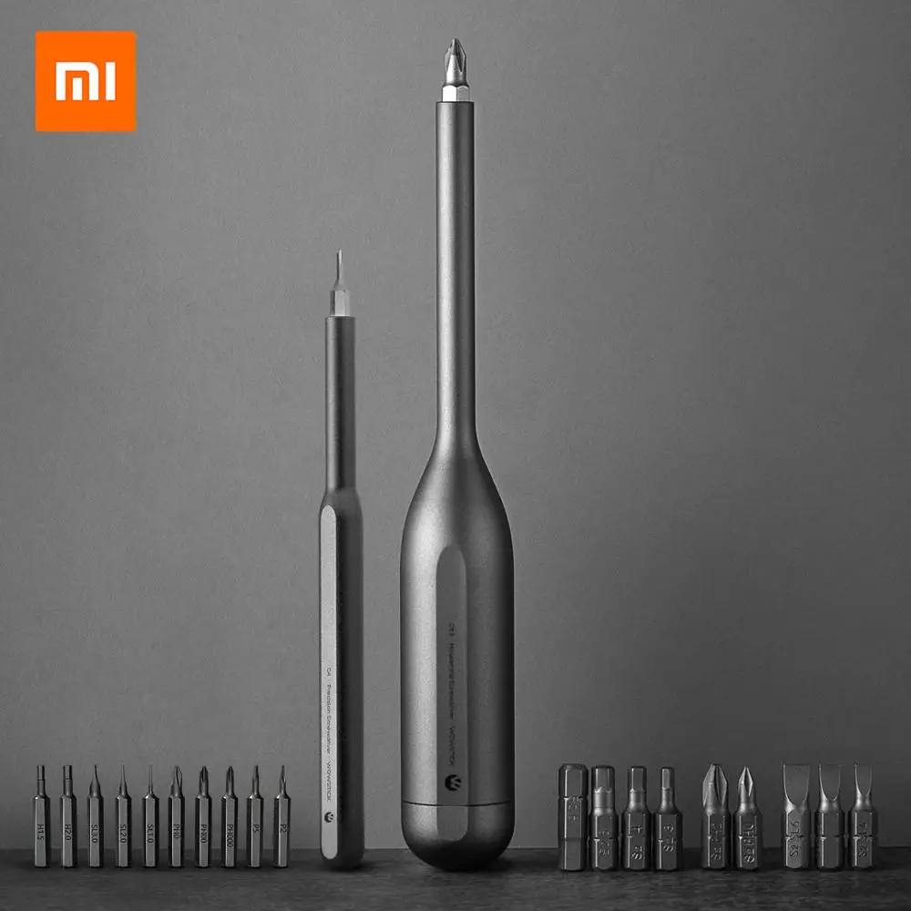 

Xiaomi Hand Screwdriver Set Magnetic Bolt Driver With S2 Alloy Steel Bit For Phone Precision Repair Home Installation Tools Kit