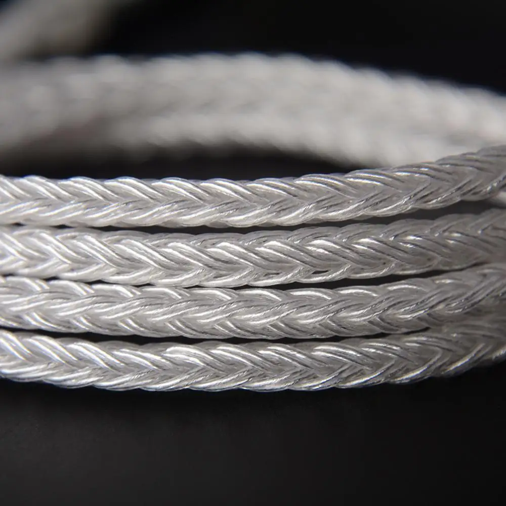 Thouliess 16Cores Silver Plated Upgrade Headphone Cable MMCX 2Pin For ZSX TFZ W4r UM3x Heir 10 A IEM8 0 IEM10 0 se535 215 846