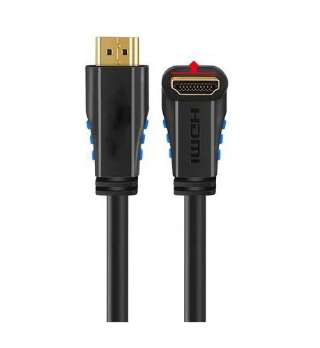 Синий HDMI 2,0 кабель 90 градусов прямоугольный HDMI кабель 2,0 3M 4 K/60 hz HDCP 2,2 HDR для PS4 Pro PC ноутбук HDTV - Цвет: Синий