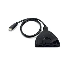 Hd ТВ адаптер 3 порта HDMI мульти-дисплей Авто Переключатель концентратор 4K сплиттер 1080P кабель Hd ТВ адаптер