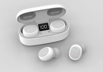 

Private Digital Display mini dual-Ear Wireless Bluetooth headset wireless charging tws Bluetooth headset 5.0