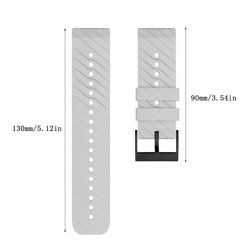Силиконовый сменный ремешок для часов мягкий спортивный ремешок для Suunto 9/9 Baro Watch