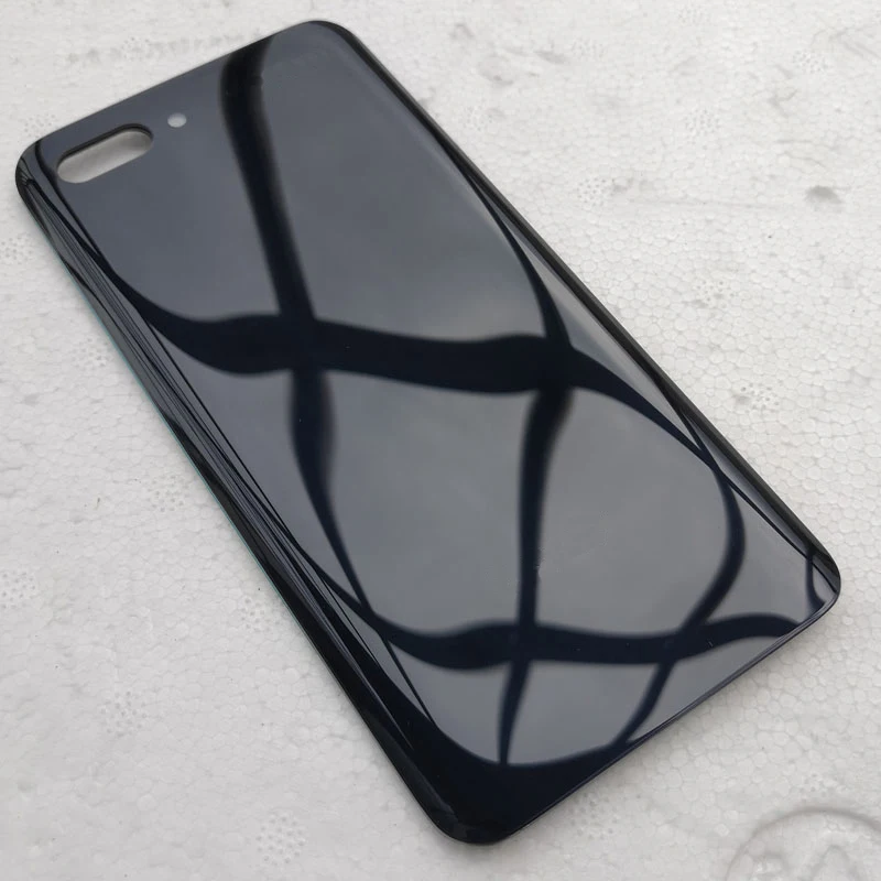 Для huawei Honor 10 стеклянная задняя крышка батарейного отсека сзади Корпус дверные замки для huawei Honor10 Стекло Крышка батарейного отсека Ремонт запасных Запчасти с помощью клейкой ленты 3м