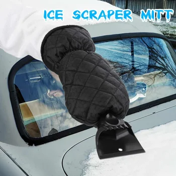 

Ice Scrapers with Glove Car Windshield Snow Removal Remover Frost Tool Kit Window Hand Protector