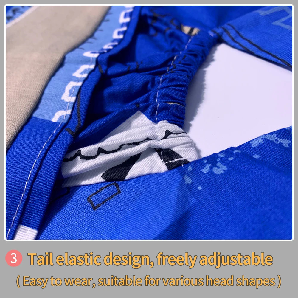 Fashion cotton Cute bird Cartoon print hats adjustable Scrub hat beauty salon nursing cap laboratory pet shop fashion scrub caps