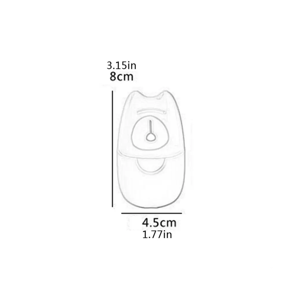 High Quality Portable Mini Hand Soap Dispenser Travel Outdoor Disposable Soap Paper Travel Supplies Soap Tablets