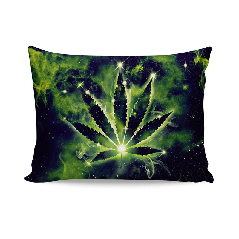 

Weed Constellation Pillow Case Decor Colorful Cushion Cover for Sofa Car Home Pillowcase Drop Shipping