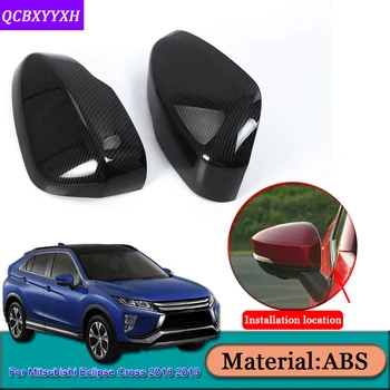 

Car Styling For Mitsubishi Eclipse Cross 2018 2019 Auto Rear-view Mirror Cover Decorative Frame Sequins Cover Decoration Sequins