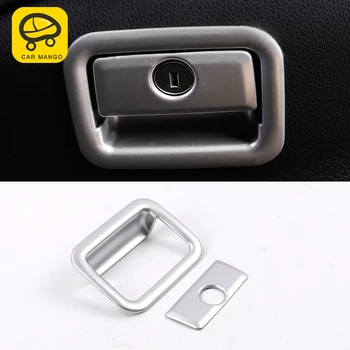 

CARMANGO for Toyota Camry XV70 2018 2019 Auto Car Passenger Seat Glove Box Handle Cover Trim Frame Sticker Interior Accessories