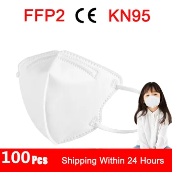 

1-100 Pcs FFP2 Kid Masks KN95 Children's Masks masque Reusable Protective Face Mask maske 95% Filtration Mascarillas tapabocas