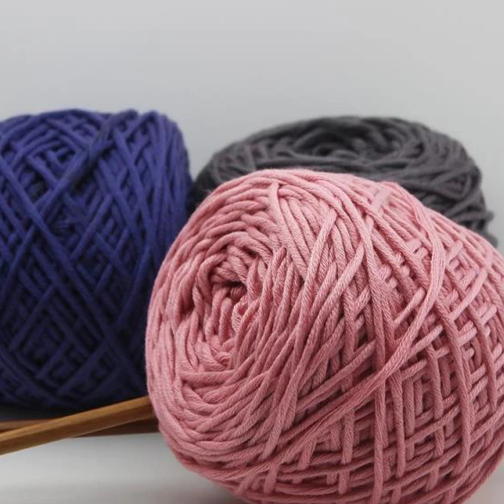 Woolen Yarn Knitting Craft Roving Warm Handmade Multi Strand Soft For Baby Roll DIY Scarf Hat Crochet Sewing Accessories Sweater