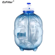 Пластиковый резервуар RO 3,2 галлонов резервуар для хранения воды обратного осмоса очиститель воды ведро давления+ шаровой клапан+ 1/" PE шланг Трубка