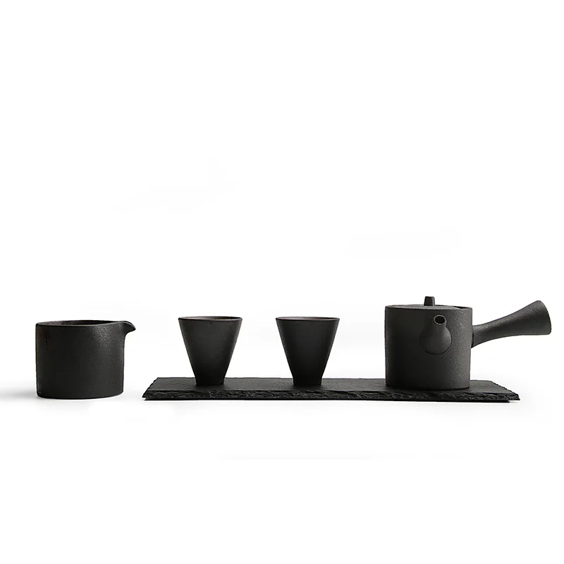 

Customize Tea Set Purple clay Portable Teapot Set Outdoor Travel Gaiwan Tea Cups of Tea Ceremony Teacup Fine Gift Organizer