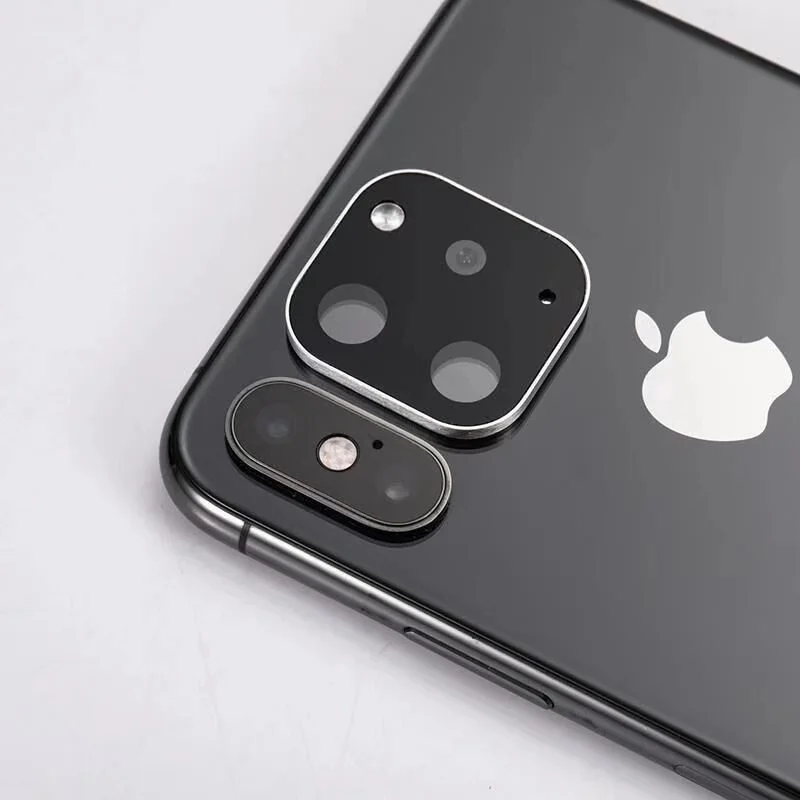 Металлический алюминиевый чехол для объектива камеры iPhone X XS MAX XR секундная смена