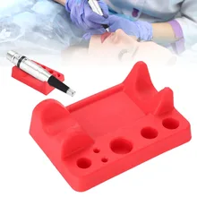 Силиконовая ручка-держатель для татуировок, микроблейдинг, пигментные чернила, чашка для тату, ручка, подставка, макияж, тату, аксессуары, Перманентный макияж, инструменты для самостоятельного макияжа