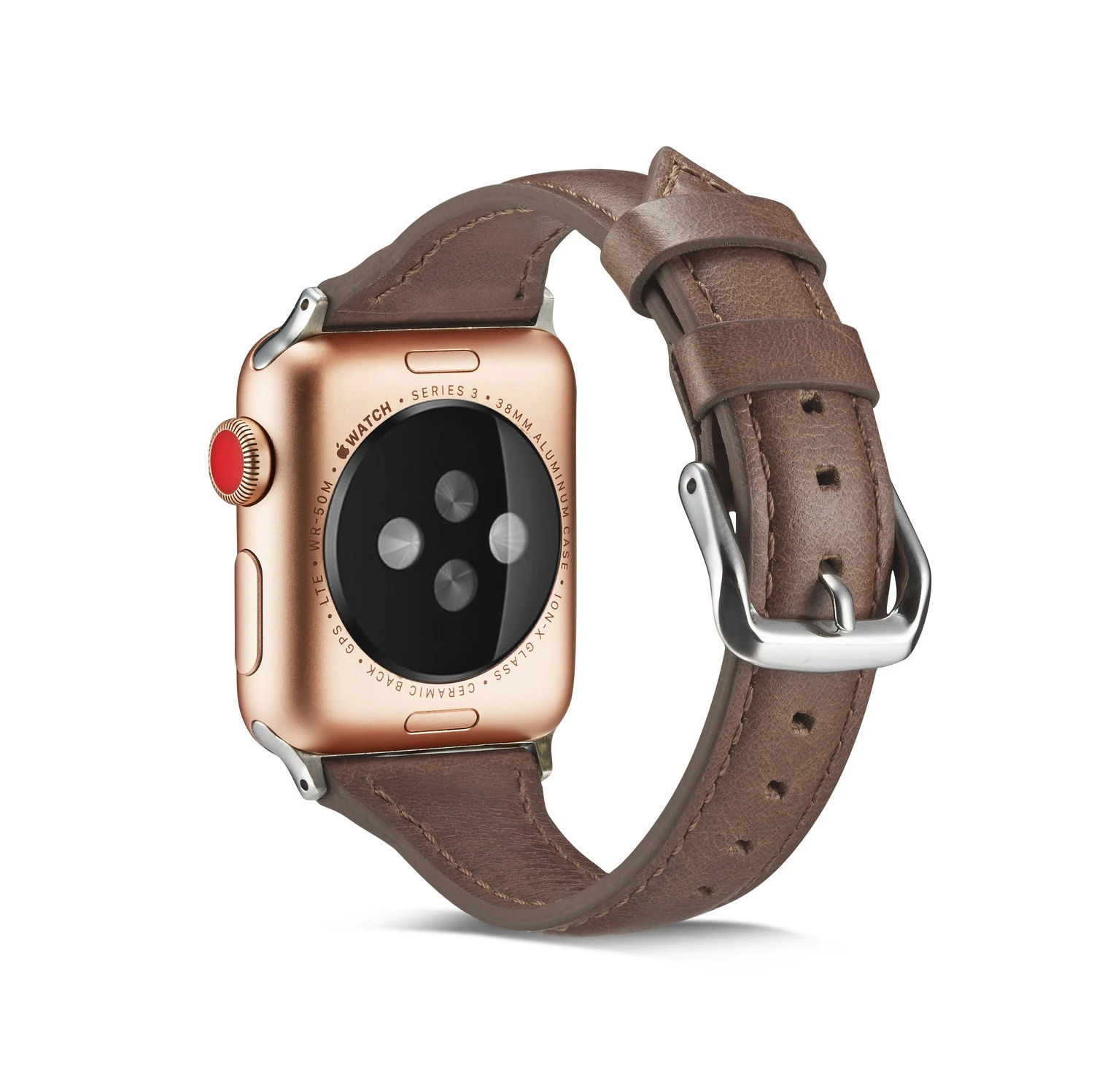 Новейшая модель; кожаный ремешок для наручных часов Apple Watch, версии 5/4/3/2/1 для наручных часов IWatch, ремешок 42 мм, 38 мм, 40 мм 44 Спортивный Браслет замена