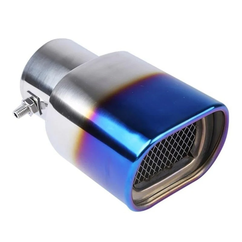 

1Pcs Car Universal Exhaust Tail Throat Stainless Steel Tube Corrosion-Resistant Car Modification