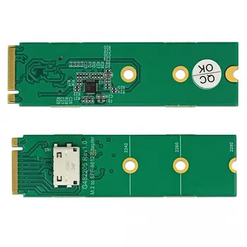 

PCI-E 3.0 M.2 M-key to Oculink SFF-8612 SFF-8611 Host Adapter for PCIe Nvme SSD