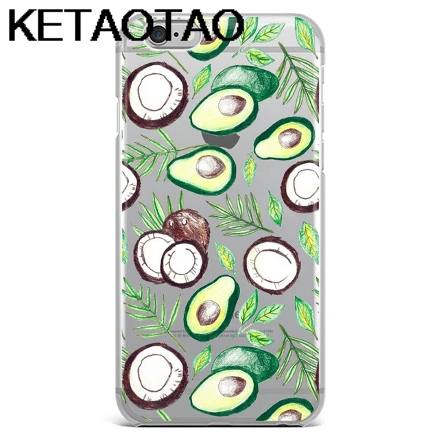 Чехол для телефона KETAOTAO avocado s для iPhone 4S 5C 5S 6S 7 8 SE Plus XR XS Max чехол кристально чистый мягкий TPU чехол s - Цвет: Золотой