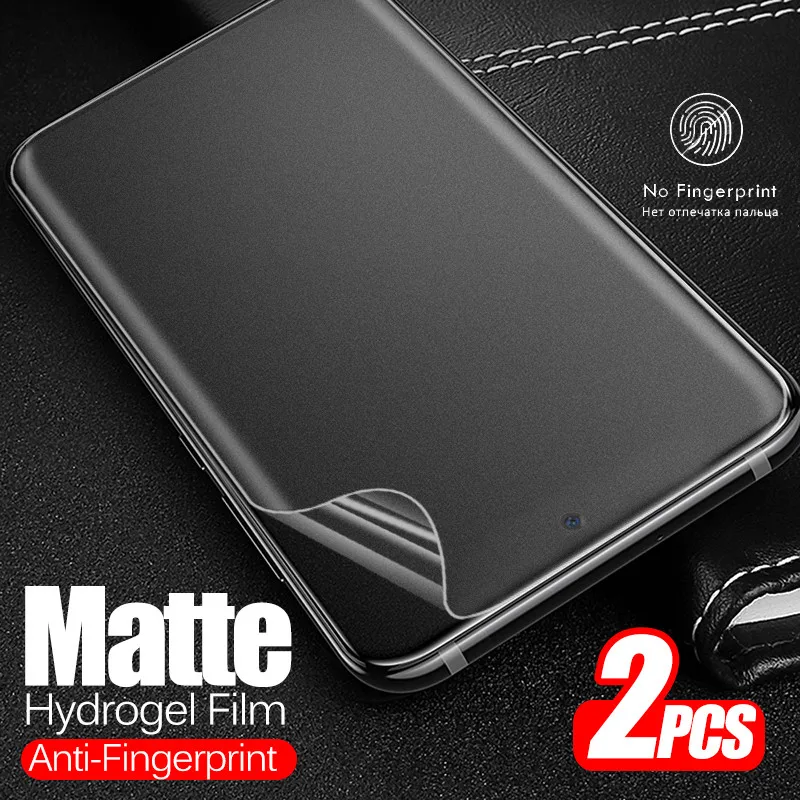 For Nothing Phone 1 Hydrogel Film 2Pcs 999D Curved Matte Screen Protectors No Thing Phone1 Phone One Frosted Soft Film Not Glass