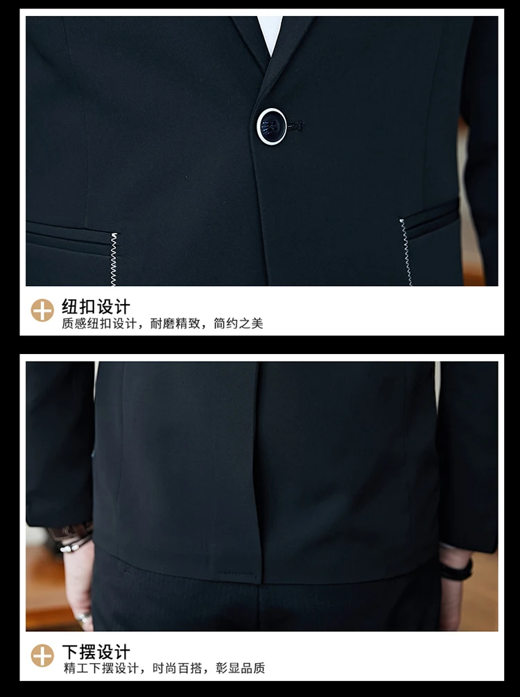 3 твердый мужской блейзер Slim Fit деловой Повседневный Винтажный Мужской костюм оранжевый черный кремовый один пиджак на пуговицах M-3XL