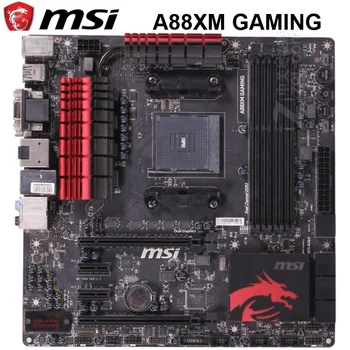 

Socket FM2/FM2+ MSI A88XM GAMING 32GB DDR3 SATA III AMD A88X Desktop MSI A88X Mainboard FM2/FM2+ DDR3