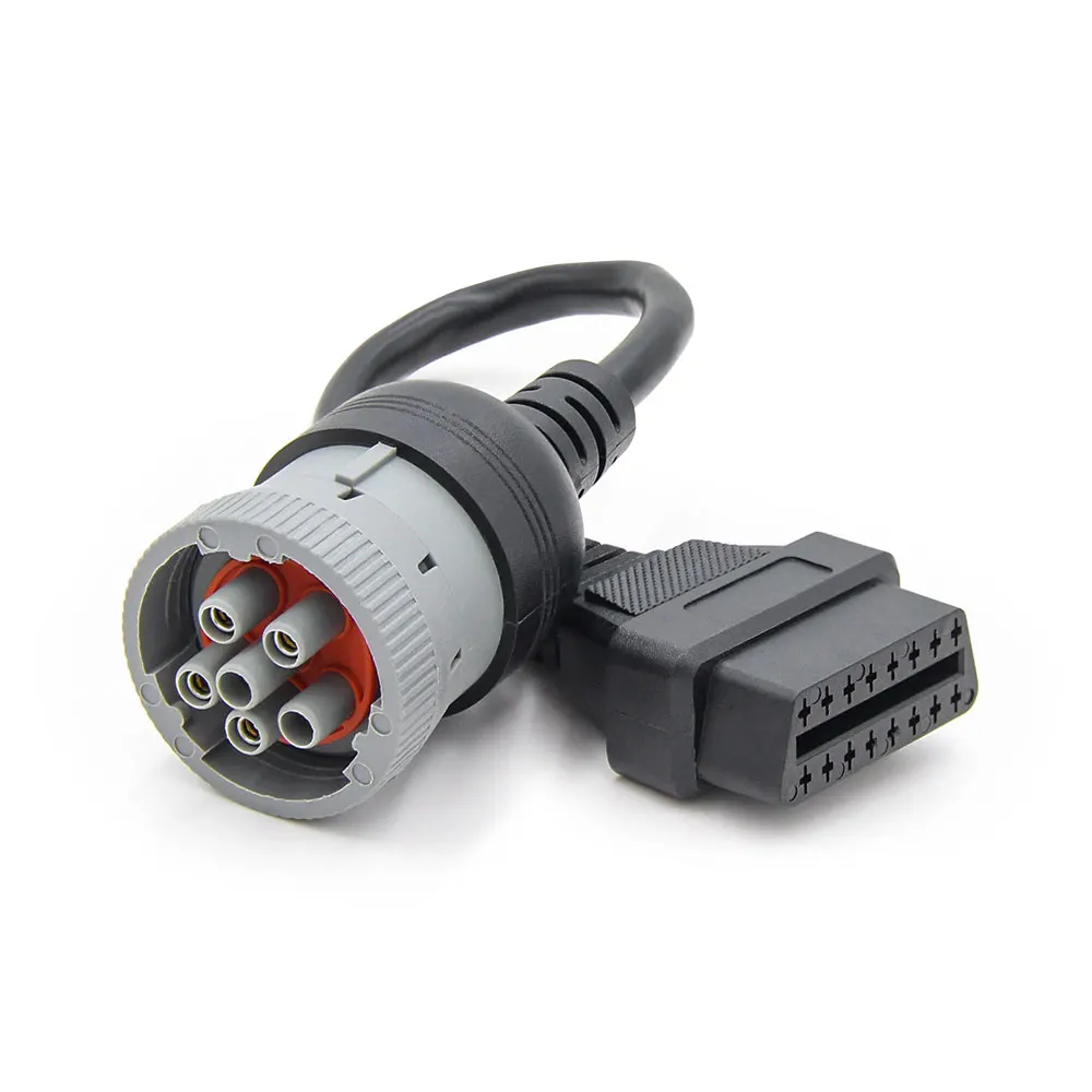 2019 Deutsch J1939 9 контактный до 16pin кабель для грузовиков J1708 6Pin к OBDII/OBD2 16 разъем