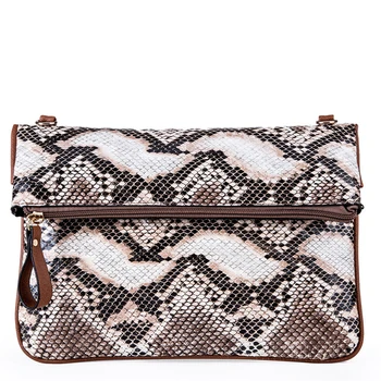 

Casual Snake Print Wristlet Clutch Women Daily Makeup Bags Purse Soft PU Leather Shoulder Crossbody Bag Phone Pouch Evening Bags