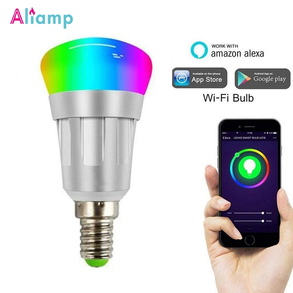 LOHAS HIGH QUALITY Smart WIFI Light Bulb Works with Alexa & Google Assist 