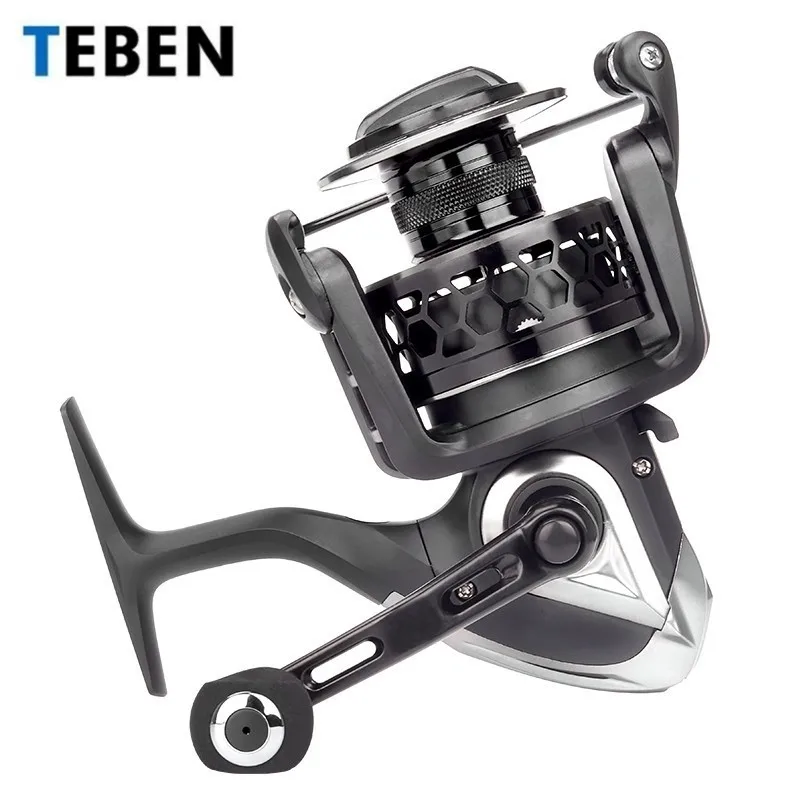 

Teben Kowloon Freshwater Carp Spinning Fishing Reel Saltwater Max Drag 15-20kg Surf Jigging Spinning Reel 3000 6000 Metal Handle