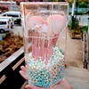 Acrylic Makeup Brush Holder Bucket Beauty Brush Container Pen Brush Container Desktop Container Without Brush 4