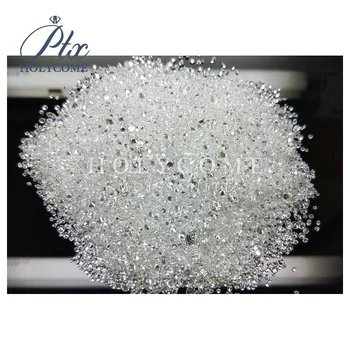 

Wholesale High Quality White D Color round Cut 1.3mm Loose Moissanite stones for earrings necklace kolczyki bracelet piercing