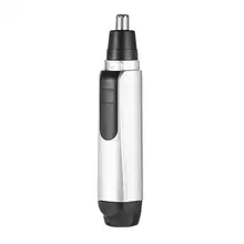 Портативный электробритва для удаления волос в носу триммер Nostril Обрезка носовой полости дома Серебряный Черный инструмент для очистки