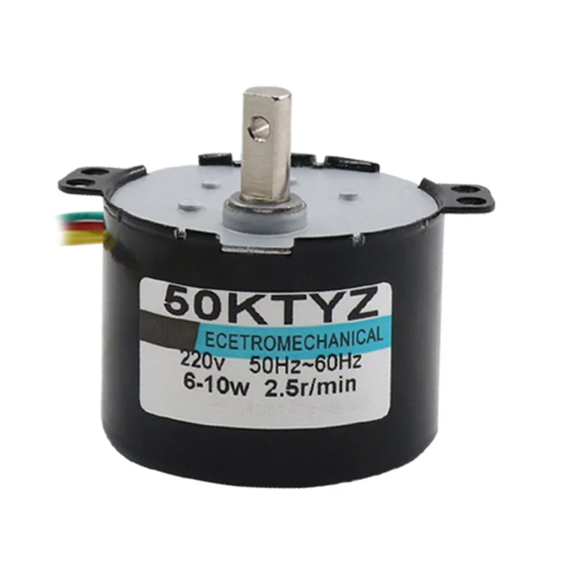 50ktyz синхронный двигатель переменного тока 24/220V CW/CCW Мини Шестерни медленная