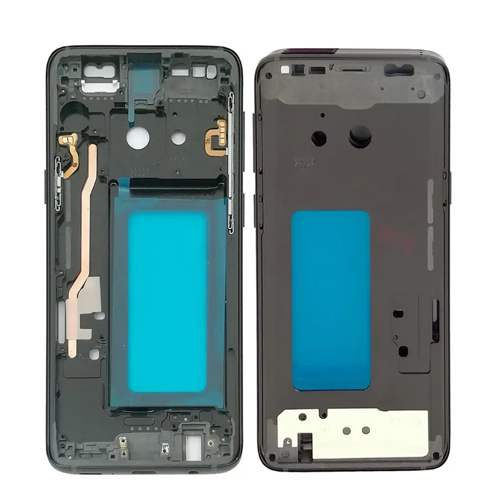 Shyueda для samsung Galaxy S9 G960F G960U G960W передний средний ЖК-экран Корпус рамка - Цвет: Black