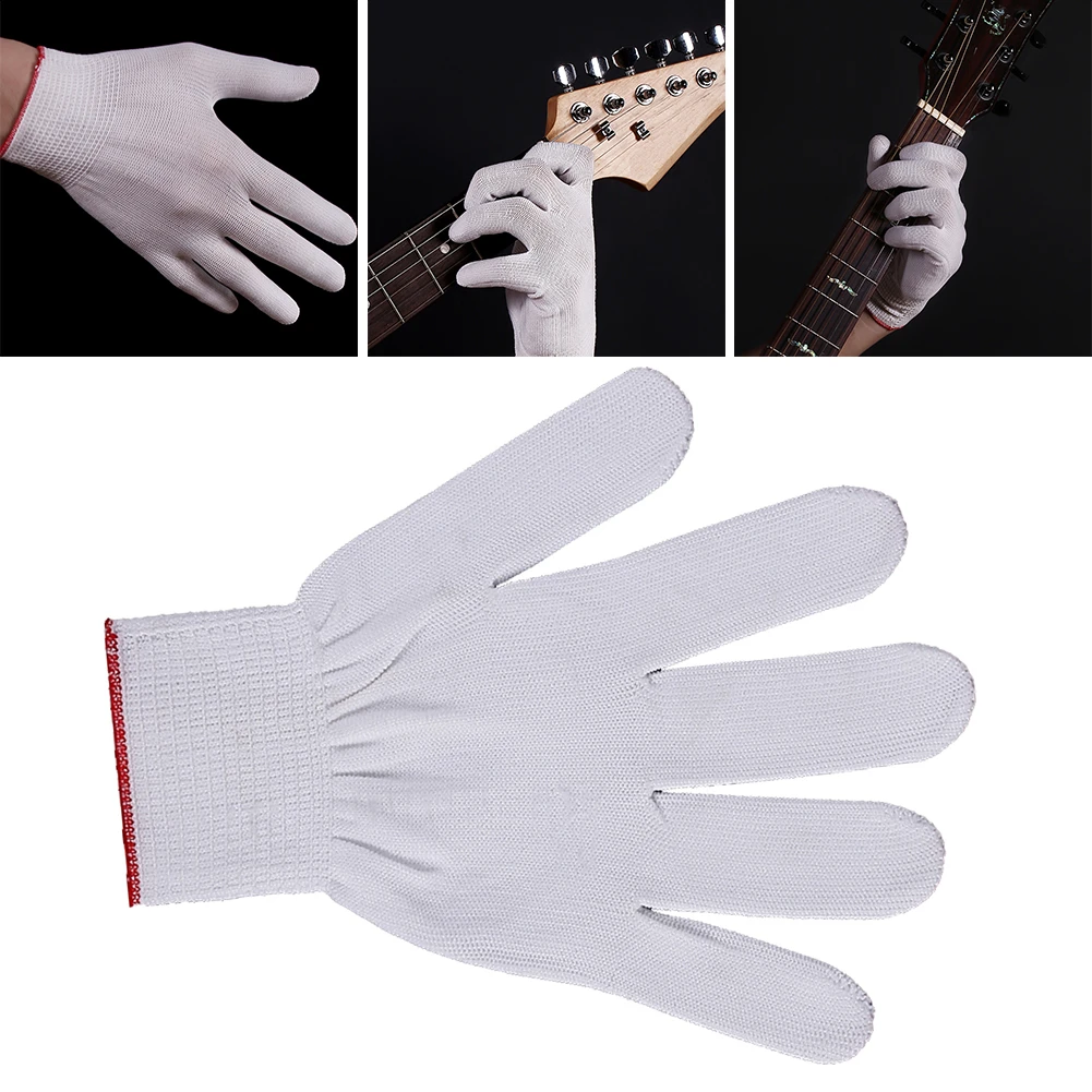 Guantes para bajo de guitarra, cubierta de protección para manos, instrumento Musical de práctica, para guitarras acústicas eléctricas, jugadores|Partes y accesorios de guitarras| AliExpress