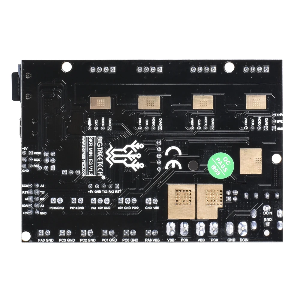 Продажа BIGTREETECH SKR mini E3 V1.2 плата управления 32 бит с TMC2209 UART драйвер части 3d принтера skr v1.3 E3 Dip для Creality Ender 3