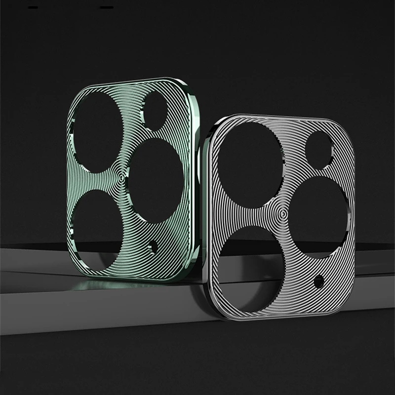 Металлическая задняя крышка для объектива камеры защитное кольцо чехол для iPhone 11 Pro Max Защитная крышка для объектива с наклейкой