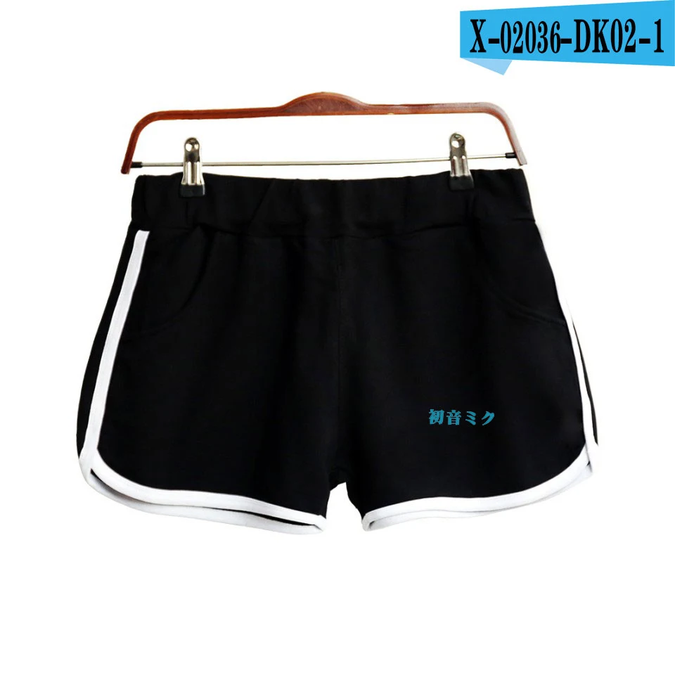 Хацунэ Мику принт популярные хип хоп летние шорты модные хипстерские Шорты повседневные уличные хипстерские базовые летние шорты Moletom - Цвет: G