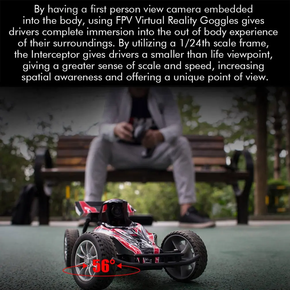 EMAX EAT03 2,4G Электрический FPV RC автомобиль с очками для перехватчика полный пропорциональный контроль BNR/RTR модель автомобиля пульт дистанционного управления Лер