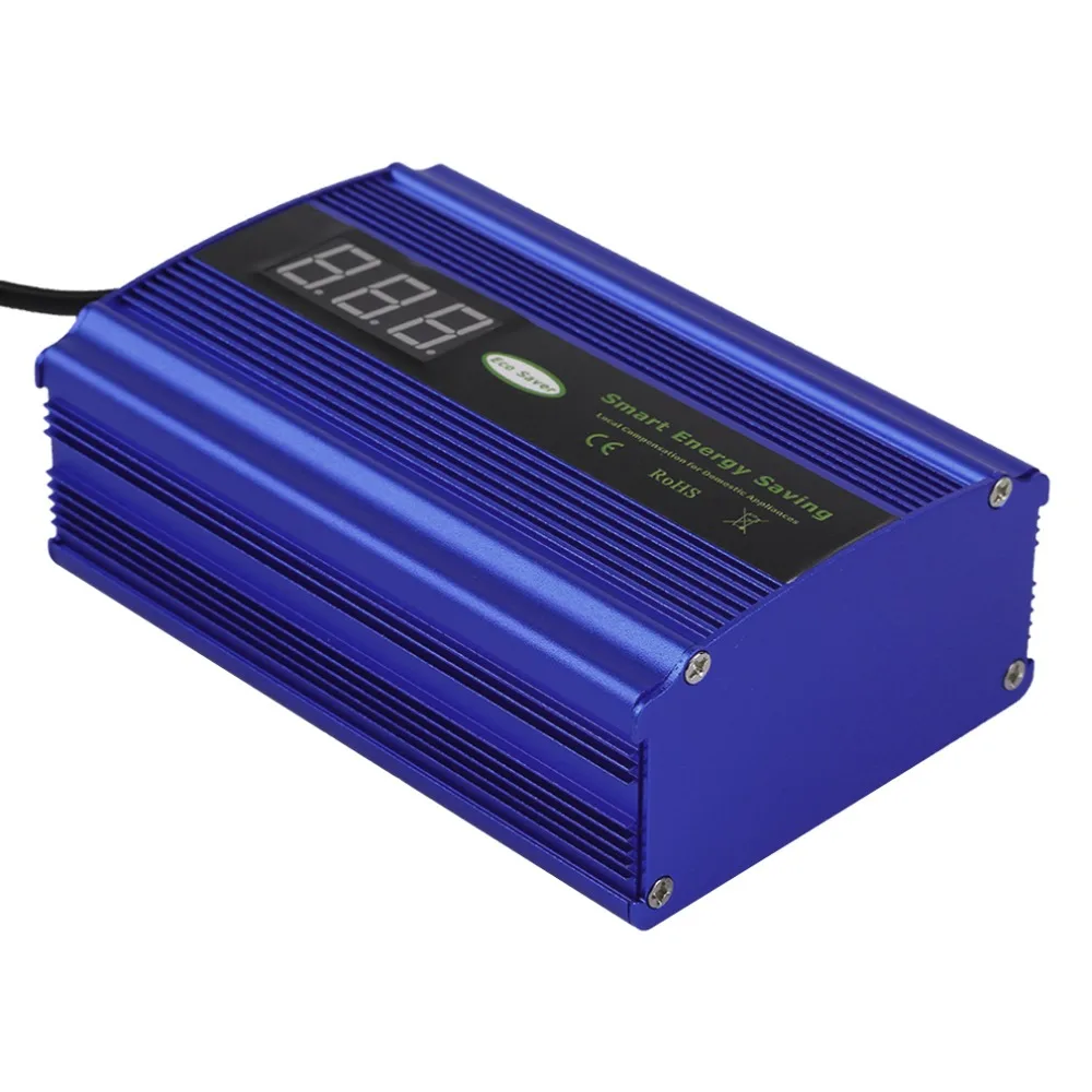 30KW/50KW Digital Voltage Power Saving Single Display Energy Box EU US AU Plug In Type Smart Electricity Saver For Home Office