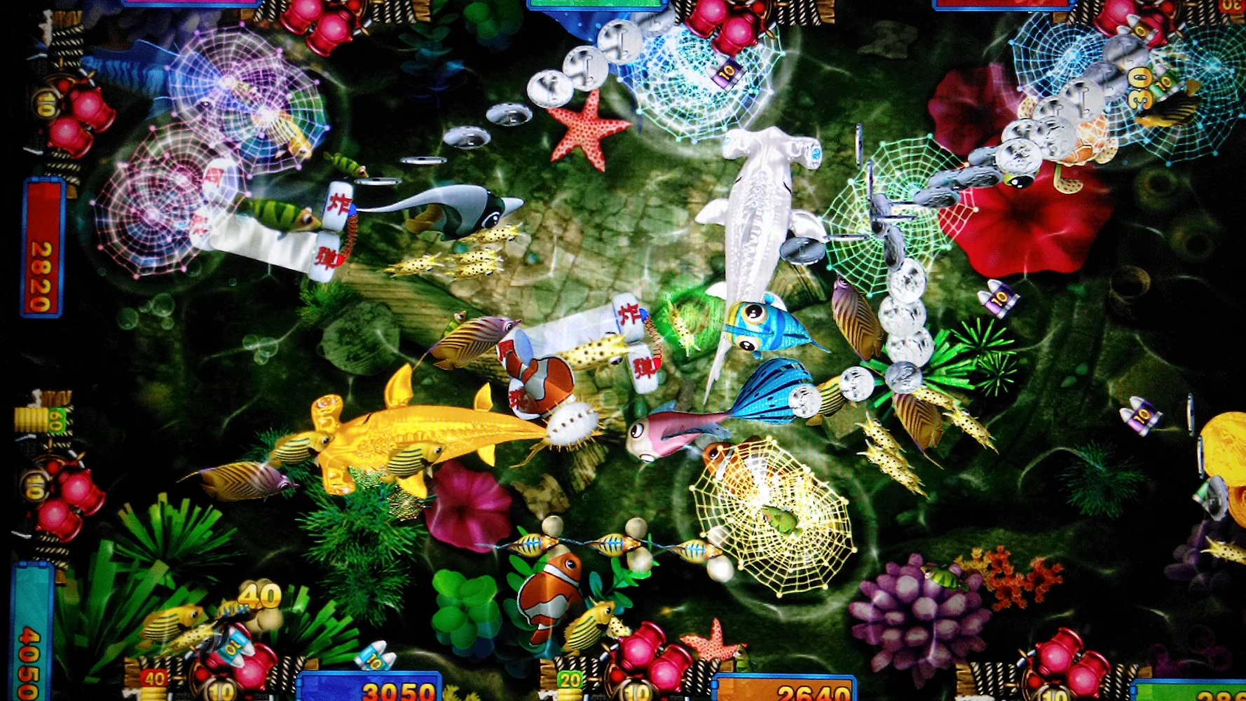 Arcade Shooting Game Machine Host Accessories for 6-10 Players Description Image.This Product Can Be Found With The Tag Names Board Game, Fish hunter game machine, Sports Entertainment