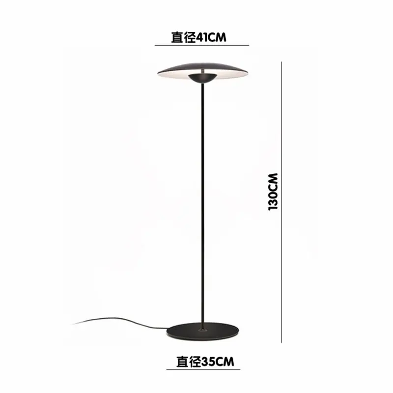 Italian Designer MARSET Floor Lamp Art Modern Simple Standing Lamps for Living Room Hat Floor Lamp Lampadaire Christmas Lighting - Цвет абажура: B