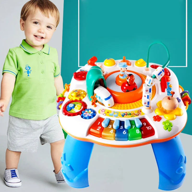 

GOODWAY Genuine Product Children Multifunctional Game Table Study Table 1-3 Years Old Infant Baby Early Childhood Educational Fu